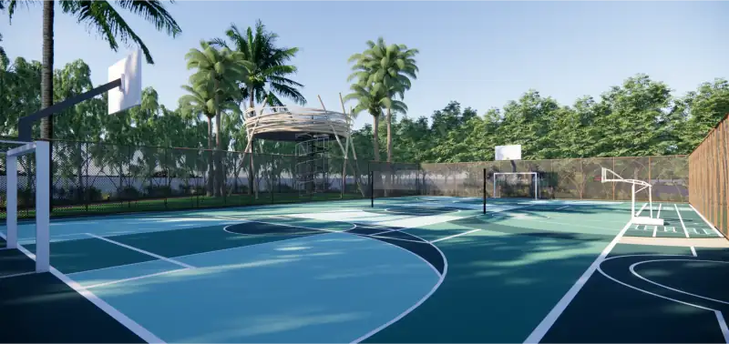 Basketball court