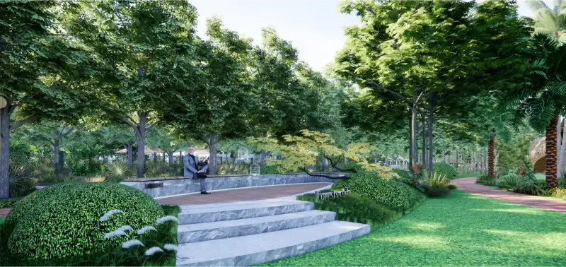Healing garden